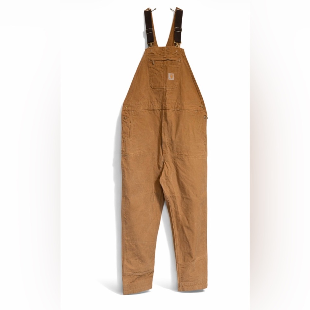 Carhartt Tan Work Overalls double knee